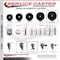 Service Caster 6 Inch Phenolic Wheel Swivel 58 Inch Threaded Stem Caster with Brake SCC SCC-TS20S615-PHS-TLB-58212 - alternate 3